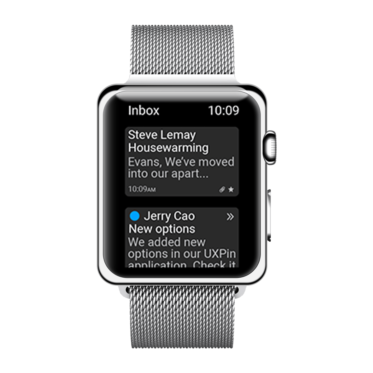 Steel Apple Watch